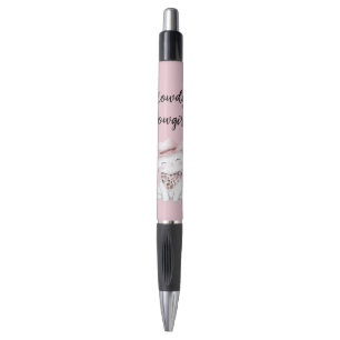 Pink Cowgirl Hat Cat Pen