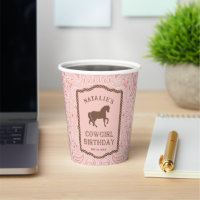 Cowgirl,Cute Cow for Women,Gift for Her Coffee Mug Paper Cups