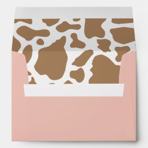 Pink Cowgirl Rodeo Birthday Envelope
