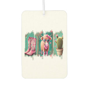 Pink Cowgirl Valentine Png, Heart Png Air Freshener