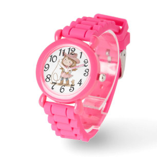 Pink Cowgirl  Watch