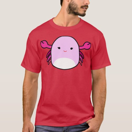 Pink Crab Squishmallow T_Shirt