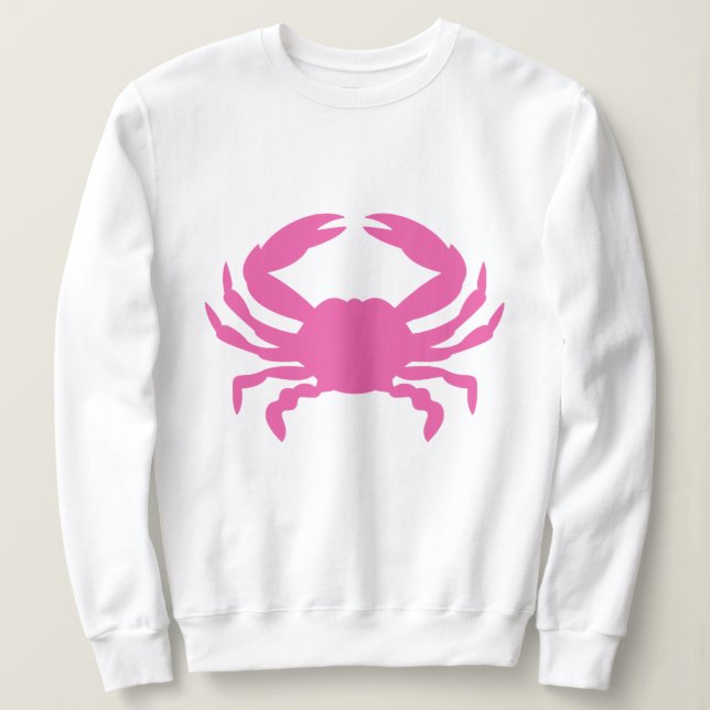 Pink Crab Sweatshirt (Design Front)