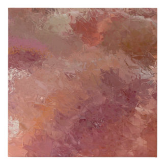Pink Crackle Abstract Canvas Print