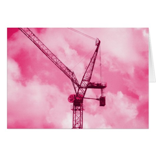 Pink Crane Cards (Front Horizontal)