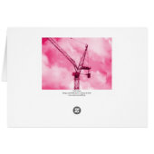 Pink Crane Cards (Back Horizontal)