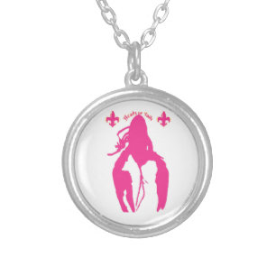 Pink Crawfish Necklace