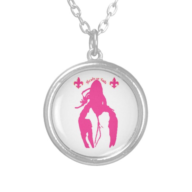 Pink Crawfish Necklace (Front)