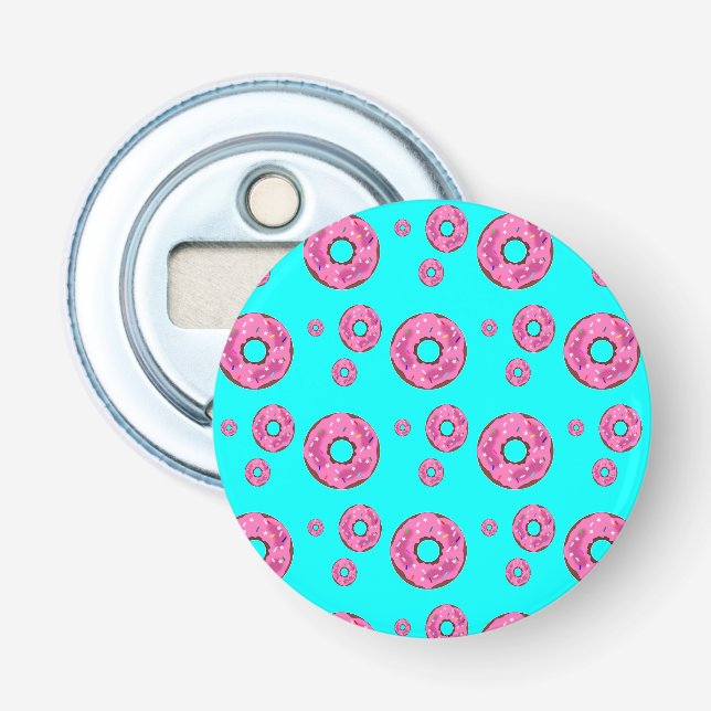 Pink cream donuts bottle opener (Front)