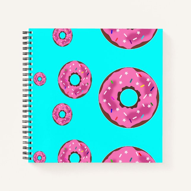 Pink cream donuts notebook (Front)