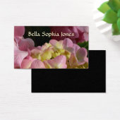 Pink Cream Hydrangeas yellow pink green floral (Desk)