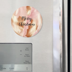 Pink Cream Tan Southwest Cowgirl Cowhide Magnet