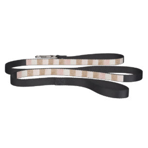 Pink Cream Tan Stripes Pet Leash