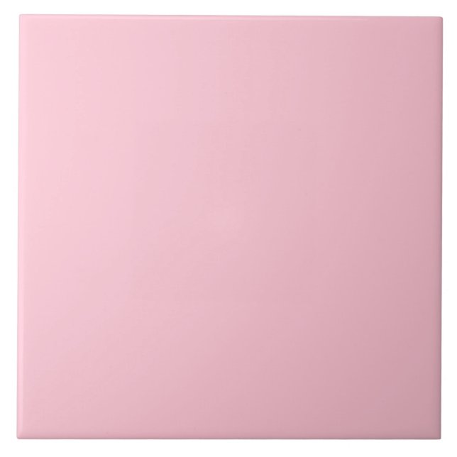 Pink Crepe Ceramic Tile. Tile (Front)