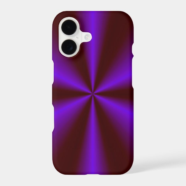 Pink Crimson Purple Rainbow iPhone Case (Back)