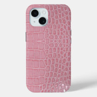 Pink Crocodile Leather Aesthetic