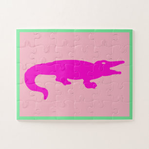 Pink Crocodile Puzzle
