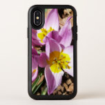 Pink Crocuses Spring Floral OtterBox Symmetry iPhone XS Case