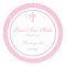 Pink Cross Address Label/Favor Sticker