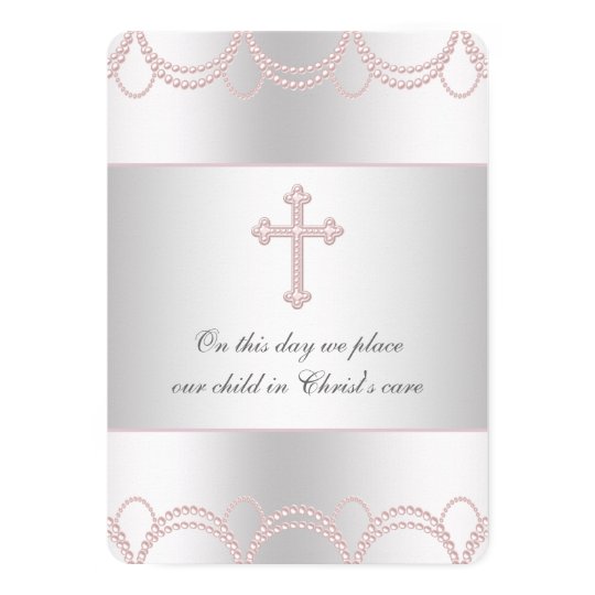 pink cross baby girl