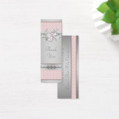 Pink Cross Bomboniere Tags (Desk)