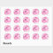 PINK Cross Country Running Arrow Symbols Stickers