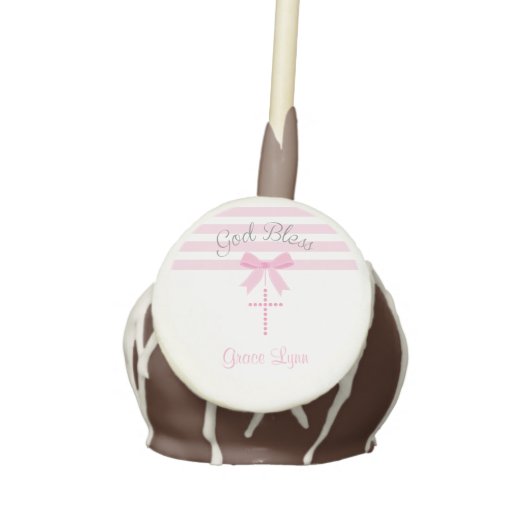 Pink Cross | Religious Cake Pops (Front)
