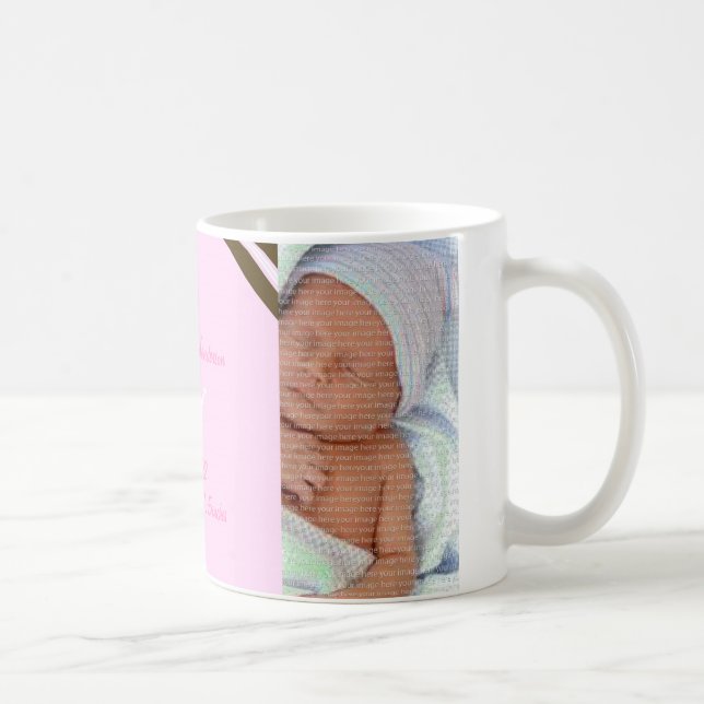 Pink Crown Baby Photo Collage Mug (Right)