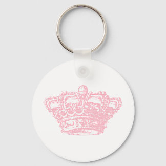 Pink Crown Keychain