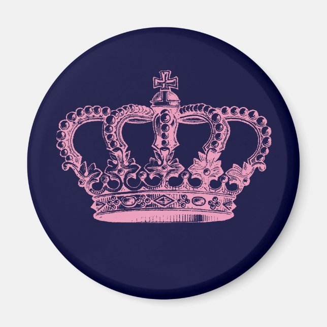 Pink Crown Magnet (Front)