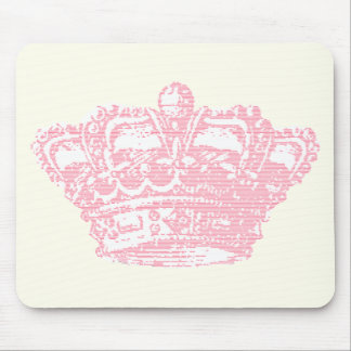 Pink Crown Mouse Pad