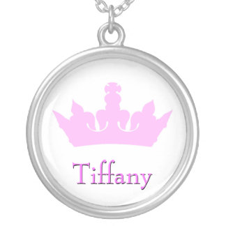 Pink Crown Necklace