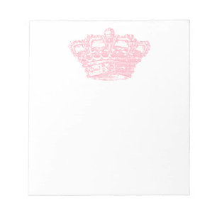 Pink Crown Notepad