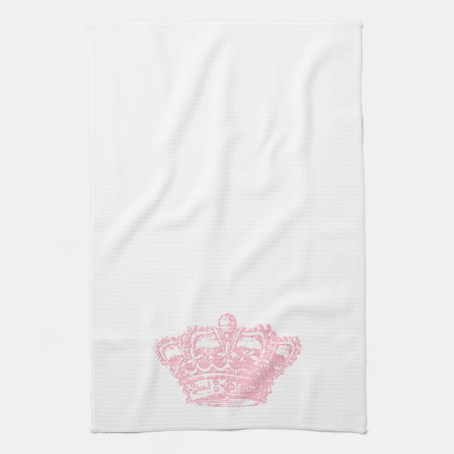 Pink Crown Towel (Vertical)