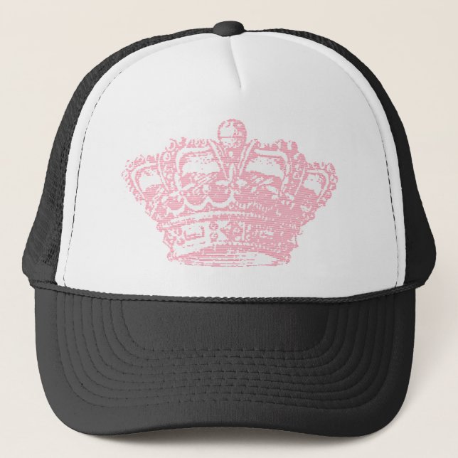 Pink Crown Trucker Hat (Front)