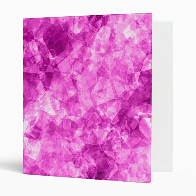 Pink Crumpled Texture Binder (Front/Inside)