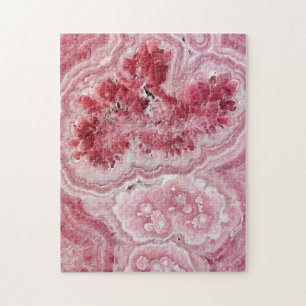 Pink Crystals Geode Jigsaw Puzzle