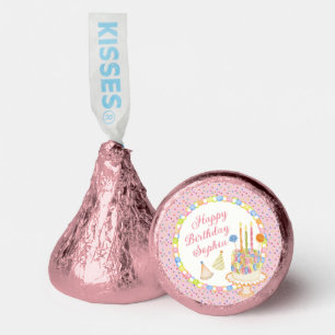 Pink Cue the Confetti Birthday Party Dessert Hershey®'s Kisses®