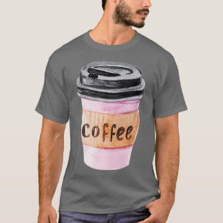 Pink cup of coffee T-Shirt