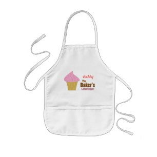 Pink Cupcake Baker's Little Helper Kids' Apron