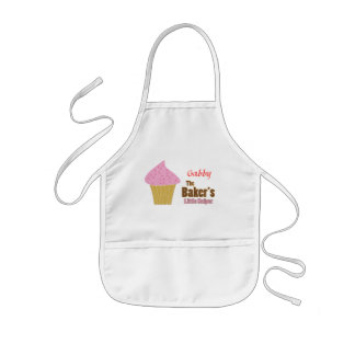 Pink Cupcake Baker's Little Helper Kids' Apron
