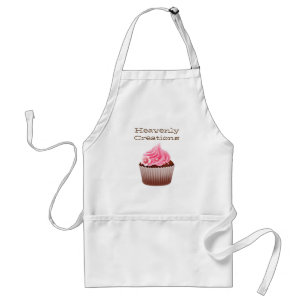 Pink Cupcake Bakery Business Apron