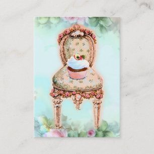 Pink Cupcake Bakery Business Profile Card