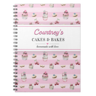 Pink Cupcake Cake Dessert Recipe Kitchen Culinary Notebook
