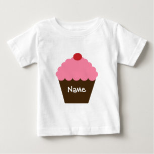 Pink Cupcake Love Baby T-Shirt