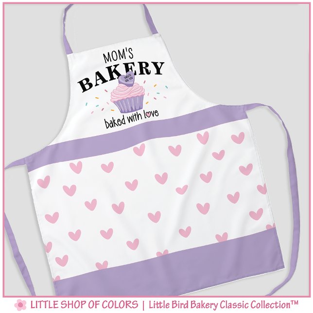 Pink Cupcake Mom’s Bakery  Apron (Creator Uploaded)