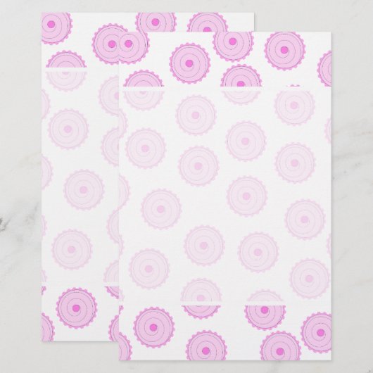 Pink Cupcake Pattern. (Front/Back)