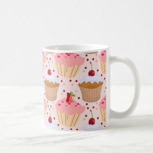 Pink Cupcake Pattern Coffee Mug