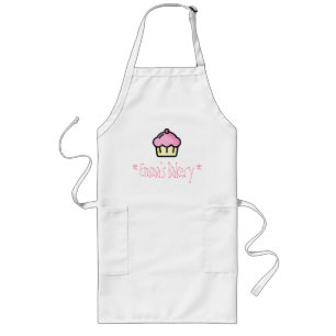 Pink Cupcake - Personalized Bakery Apron
