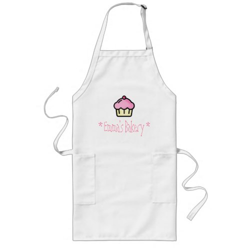 Pink Cupcake _ Personalized Bakery Apron